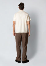 Clean Cut Copenhagen JOSS ZIP POLO Polos Ecru