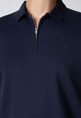 Clean Cut Copenhagen JOSS ZIP POLO Polos Navy