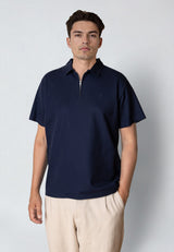 Clean Cut Copenhagen JOSS ZIP POLO Polos Navy
