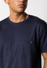 Clean Cut Copenhagen KOLDING ORGANIC T-SHIRT T-shirts S/S Navy