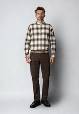 Clean Cut Copenhagen LONDON STRAIGHT 5-POCKET PANTS Bukser Dark Brown