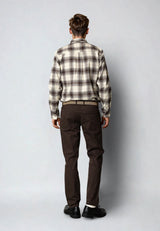 Clean Cut Copenhagen LONDON STRAIGHT 5-POCKET PANTS Bukser Dark Brown