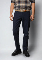 Clean Cut Copenhagen LONDON STRAIGHT 5-POCKET PANTS Bukser Mørk Navy