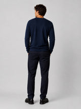 Clean Cut Copenhagen LONDON STRAIGHT 5-POCKET PANTS Bukser Mørk Navy