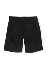 Clean Cut Copenhagen LUCA COTTON/LINEN SHORTS Shorts Sort
