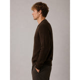 Clean Cut Copenhagen Ludvig cardigan Strik Mørkebrun Melange