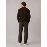 Clean Cut Copenhagen Ludvig cardigan Strik Mørkebrun Melange
