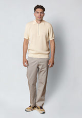 Clean Cut Copenhagen MARSEILLE DOBBY CHINOS Bukser Soft Sand