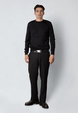 Clean Cut Copenhagen MERINO WOOL JUMPER Strik Sort