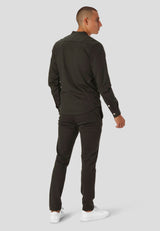 Clean Cut Copenhagen MILANO JERSEY STRETCH PANTS Bukser Mørke Grøn