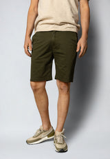 Clean Cut Copenhagen MILANO TWILL CHINO SHORTS Shorts Army