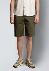 Clean Cut Copenhagen MITCHELL TWILL SHORTS Shorts Army
