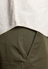 Clean Cut Copenhagen MITCHELL TWILL SHORTS Shorts Army