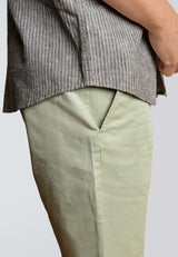 Clean Cut Copenhagen MITCHELL TWILL SHORTS Shorts Desert sage