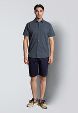 Clean Cut Copenhagen MITCHELL TWILL SHORTS Shorts Navy