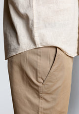 Clean Cut Copenhagen MITCHELL TWILL SHORTS Shorts Sand