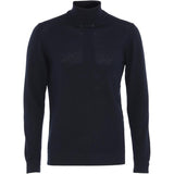 Clean Cut Copenhagen Merino Wool Roll neck Strik Navy