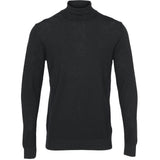 Clean Cut Copenhagen Merino Wool Roll neck Strik Sort