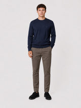 Clean Cut Copenhagen Merino crewneck knit Strik Navy