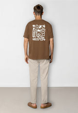 Clean Cut Copenhagen Micheal organic cotton t-shirt T-shirts S/S Brun