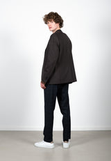 Clean Cut Copenhagen Milano jersey stretch blazer Blazere Brun Melange
