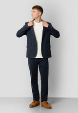 Clean Cut Copenhagen Milano jersey stretch blazer Blazere Navy