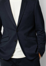 Clean Cut Copenhagen Milano jersey stretch blazer Blazere Navy