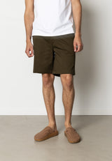 Clean Cut Copenhagen Milano twill chino shorts Shorts Bottle Grøn