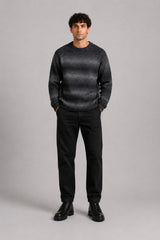 Fat Moose Moss knit Strik Sort / Grå