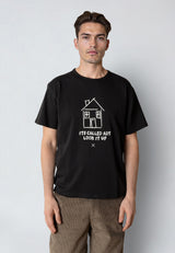 Clean Cut Copenhagen OLLIE ART T-SHIRT T-shirts S/S Sort