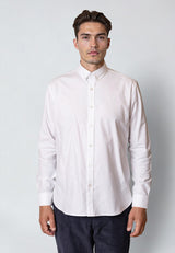 Clean Cut Copenhagen OXFORD STRETCH SHIRT Skjorte L/S Hvid