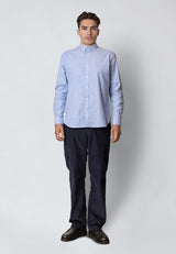 Clean Cut Copenhagen OXFORD STRETCH SHIRT Skjorte L/S Lyseblå