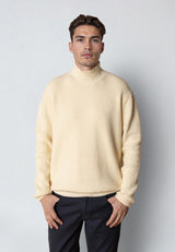 Clean Cut Copenhagen PEPE TURTLENECK SWEATER Strik Ecru