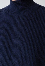 Clean Cut Copenhagen PEPE TURTLENECK SWEATER Strik Navy