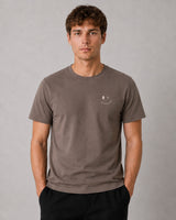 Clean Cut Copenhagen Patrick Organic t-shirt T-shirts S/S Brindle beige