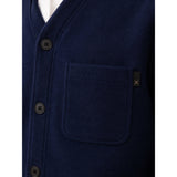 Clean Cut Copenhagen Pelle bouclé cardigan Strik Mørk Navy
