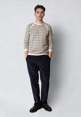 Clean Cut Copenhagen QUINCY KNITTED SWEATER Strik Ecru