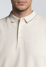 Clean Cut Copenhagen RAPHAEL STRETCH POLO Polos Ecru