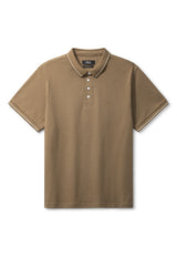 Clean Cut Copenhagen RAPHAEL STRETCH POLO Polos Shitake