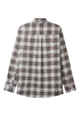 Clean Cut Copenhagen REMY CHECKED SHIRT Skjorte L/S Shitake/Navy