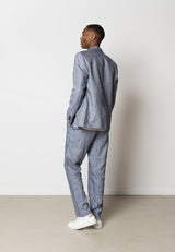 Clean Cut Copenhagen ROMAN LINEN BLAZER Blazere Navy Melange