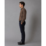 Clean Cut Copenhagen RUSSEL FLANNEL SHIRT Skjorte L/S Dark Brown