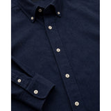 Clean Cut Copenhagen RUSSEL FLANNEL SHIRT Skjorte L/S Navy Melange