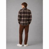 Clean Cut Copenhagen Richard checked overshirt Overshirts Dark brown/Brindle beige