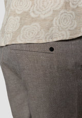 Clean Cut Copenhagen Roman cotton/linen pants Bukser Khaki Melange