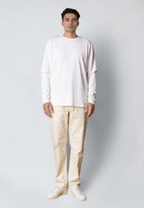Clean Cut Copenhagen STABLE LONG SLEEVE T-SHIRT T-shirts L/S Hvid