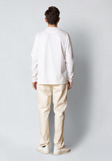 Clean Cut Copenhagen STABLE LONG SLEEVE T-SHIRT T-shirts L/S Hvid
