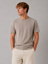 Clean Cut Copenhagen STABLE T-SHIRT T-shirts S/S Brindle beige