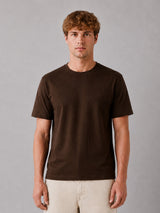 Clean Cut Copenhagen STABLE T-SHIRT T-shirts S/S Dark Brown