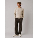 Clean Cut Copenhagen Sander cable knit Strik Ecru Melange